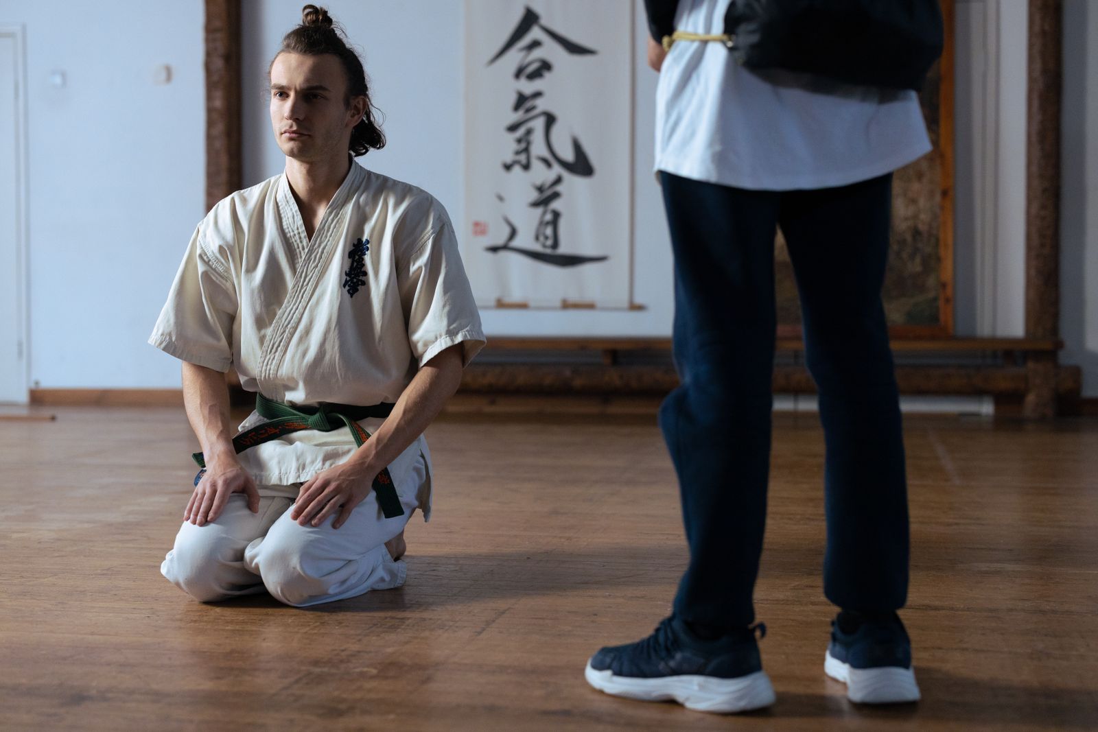 Entrenamiento en el tatami del Dojo Kaizen