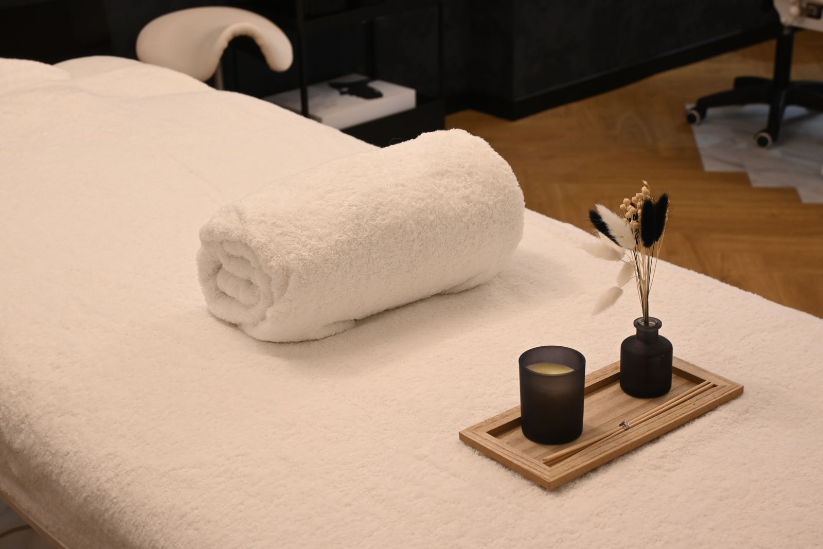 Cabina de tratamiento del centro de estética