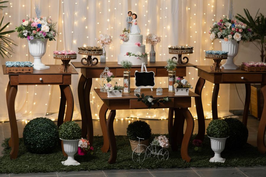 Composición floral para celebración