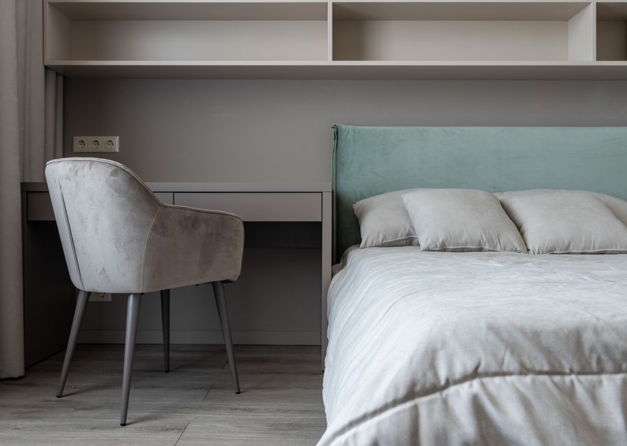 Dormitorio de una vivienda reformada