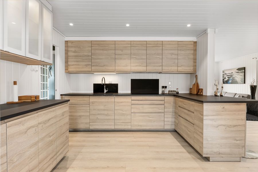 Cocina terminada tras la reforma